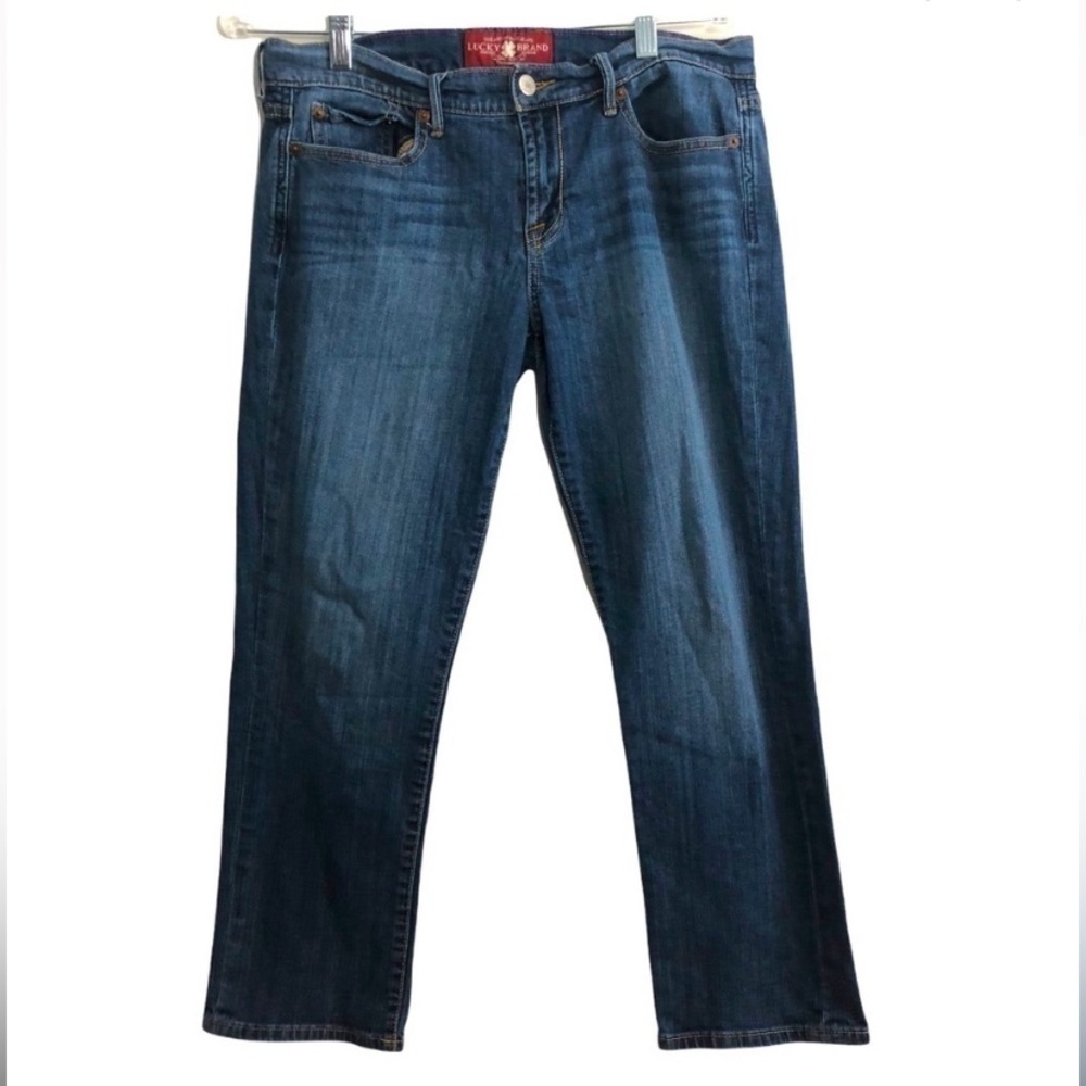 Lucky Brand Sweet’n Crop Denim Blue Jeans Women’s Size 4